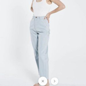 Thrills Carpenter Drill Pant- Smoke Blue